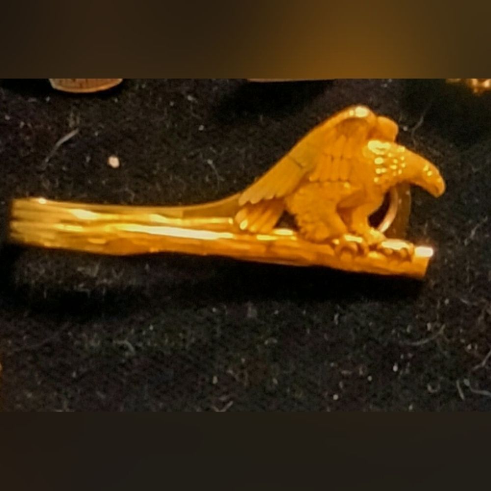 Tiffany & Co vtg Vermeil men's tie tack super rare!